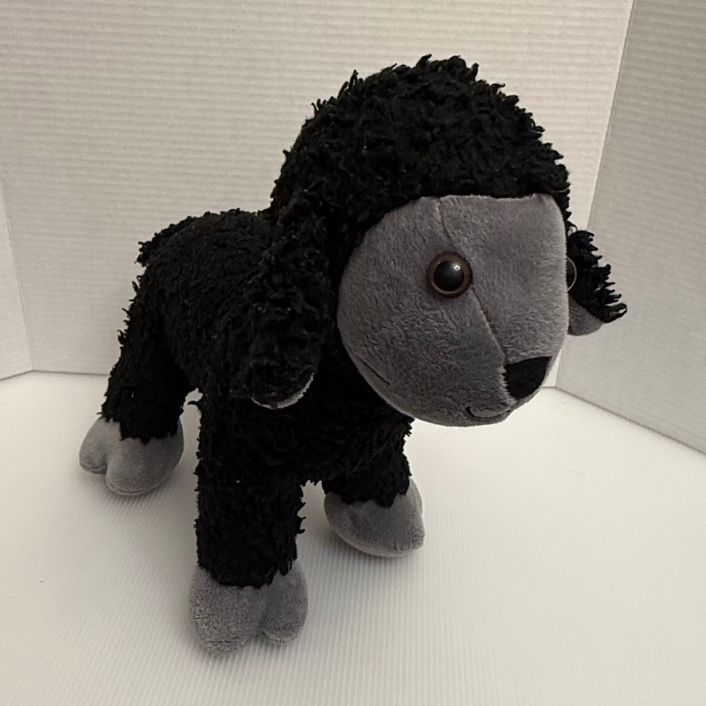 Build-A-Bear Black and Gray Plush Lamb